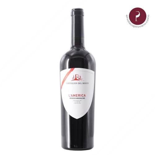 rosso di montalcino doc l'america 2020 75 cl castiglion del bosco - enoteca pirovano