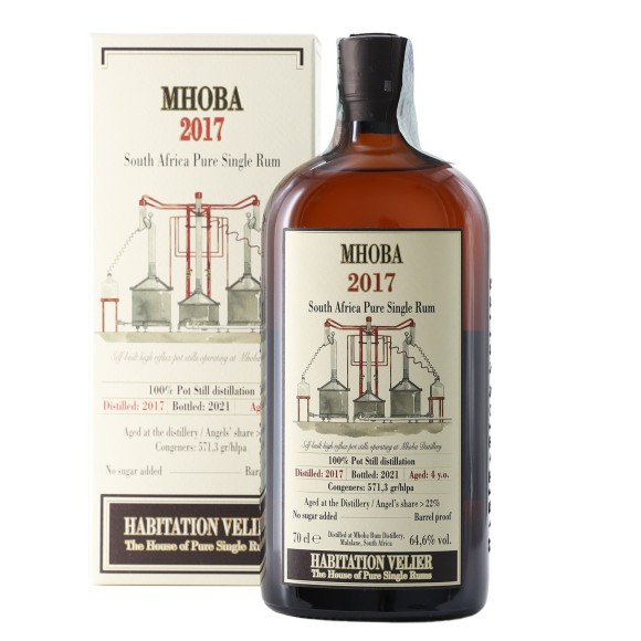 pure single rum mhoba 2017 70 cl habitation velier - enoteca pirovano