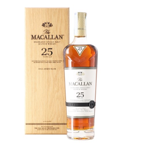 whisky single malt 25 years old 70 cl macallan - enoteca pirovano